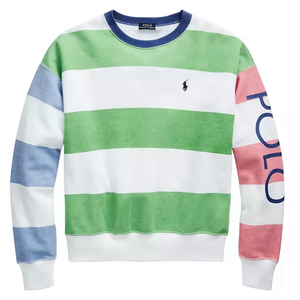 Polo Ralph Lauren Pony Logo Polo Bear Fleece Sweatshirt Multi
